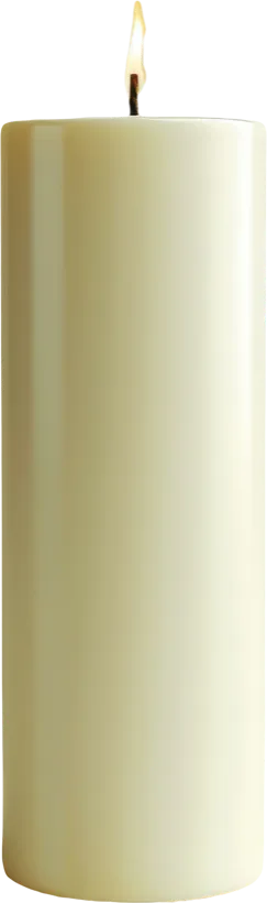 Classic pillar candle